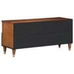 vidaXL Televízny stolík 100x33x46 cm Z masívneho mango dreva – Obrázok 5