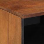 vidaXL Televízny stolík 100x33x46 cm Z masívneho mango dreva – Obrázok 6