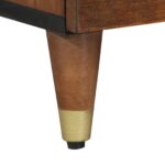 vidaXL Televízny stolík 100x33x46 cm Z masívneho mango dreva – Obrázok 8