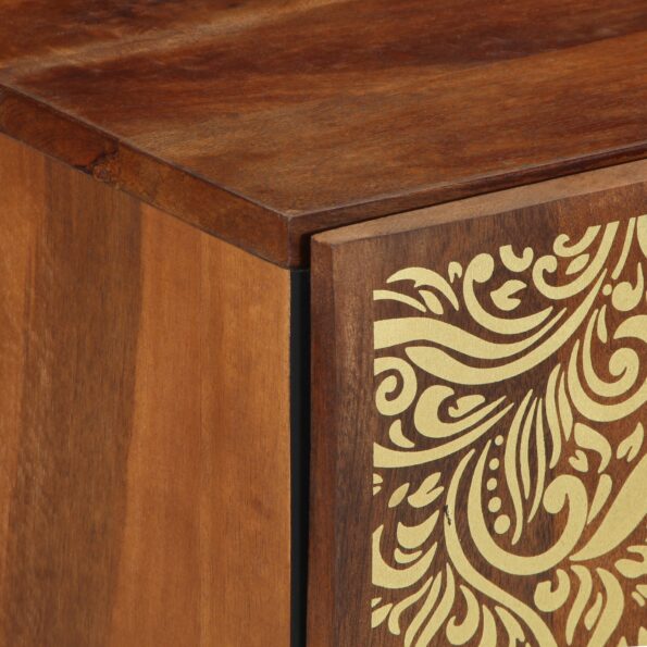 vidaXL Kúpeľňová skrinka 38x33x58 cm z masívneho mango dreva – Obrázok 6