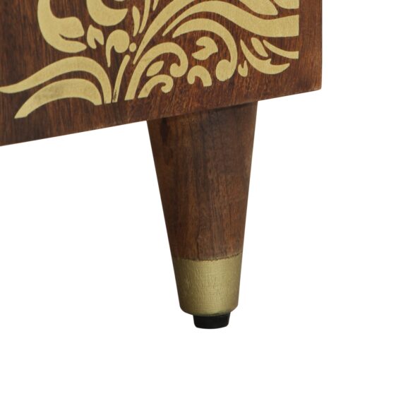 vidaXL Kúpeľňová skrinka 38x33x58 cm z masívneho mango dreva – Obrázok 8