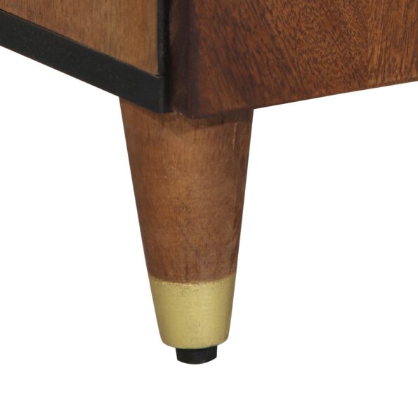 vidaXL Komoda 38x33x160 cm z masívneho mangového dreva – Obrázok 8