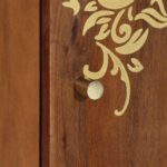 vidaXL Bočný stôl 40x33x75 cm Pevné drevo Mango – Obrázok 7