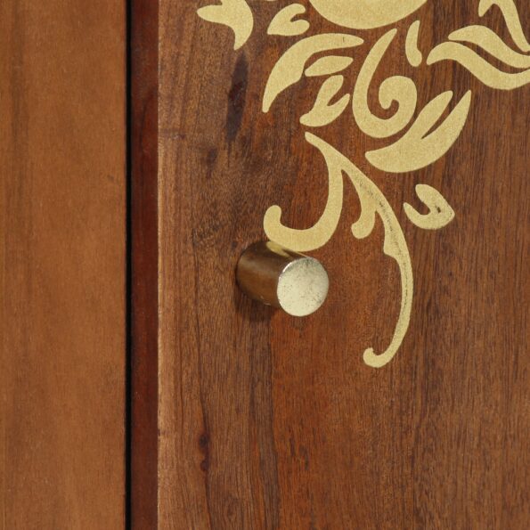 vidaXL Bočný stôl 40x33x75 cm Pevné drevo Mango – Obrázok 7