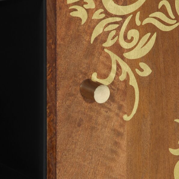 vidaXL Konferenčný stolík 90x33x75 cm Masívne drevo manga – Obrázok 7