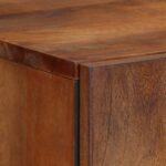 vidaXL vysoká skriňa 60x33x100 cm pevná mangová – Obrázok 6