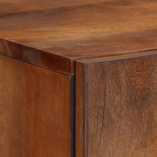 vidaXL vysoká skriňa 60x33x100 cm pevná mangová – Obrázok 6