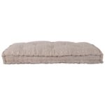 vidaXL Vankúš na paletu - Svetlohnedý, 120x80x12 cm, Textília