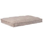 vidaXL Vankúš na paletu - Svetlohnedý, 120x80x12 cm, Textília – Obrázok 2