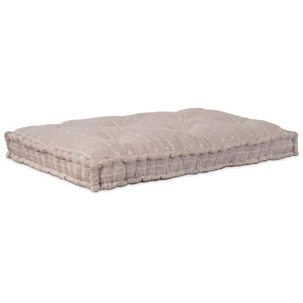 vidaXL Vankúš na paletu - Svetlohnedý, 120x80x12 cm, Textília – Obrázok 2