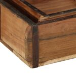 vidaXL Podnos 2 pcs Hnedá 29 x 31 x 10 cm Masívne obnovené drevo – Obrázok 11