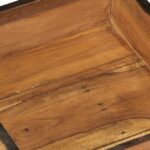 vidaXL Podnos 2 pcs Hnedá 29 x 31 x 10 cm Masívne obnovené drevo – Obrázok 12