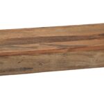 vidaXL Konferenčný stolík 110x35x76 cm z masívneho dreva z recyklovaných materiálov – Obrázok 7
