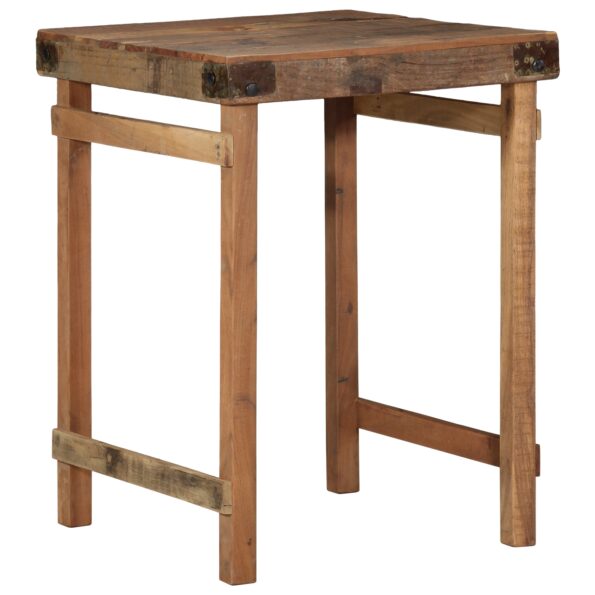 4019618_3.jpg vidaXL Jedálenský stôl 55x60x76 cm z masívneho dreva zrekultivovaný – Obrázok 3