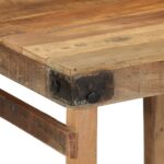 vidaXL Jedálenský stôl 55x60x76 cm z masívneho dreva zrekultivovaný – Obrázok 6