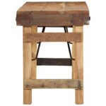 vidaXL Lavička 110x35x46 cm z recyklovaného masívneho dreva – Obrázok 4