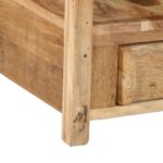 vidaXL Koncový stôl Hnedá 43 x 32 x 46 cm Masívne obnovené drevo – Obrázok 10