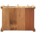 vidaXL Koncový stôl Hnedá 43 x 32 x 46 cm Masívne obnovené drevo – Obrázok 6