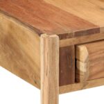 vidaXL Koncový stôl Hnedá 43 x 32 x 46 cm Masívne obnovené drevo – Obrázok 8