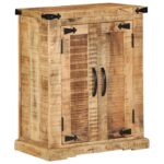 vidaXL Bočný Stôl 55x35x70 cm Masívne Drevo Hrubého Mangovníka