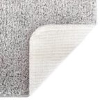 vidaXL U-š shaped kúpeľňová predložka sivá 50x50 cm z polypropylénu protišmyková – Obrázok 5