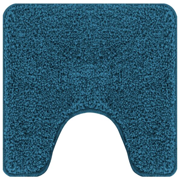 vidaXL Kúpeľňová predložka U-tvaru Modrá 50x50 cm Polipropylén Protišmyková – Obrázok 2