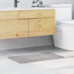 vidaXL Kúpeľňová predložka obdĺžniková šedá 50x80 cm polypropylénová protišmyková