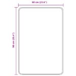 vidaXL Kúpeľňová predložka obdĺžniková hnedá 60x90 cm z polypropylénu protišmyková – Obrázok 8