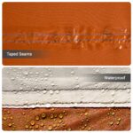 vidaXL Rodinný stan s oknami Dóm Sivá a Oranžová pre 6 osôb Vodotesný – Obrázok 8