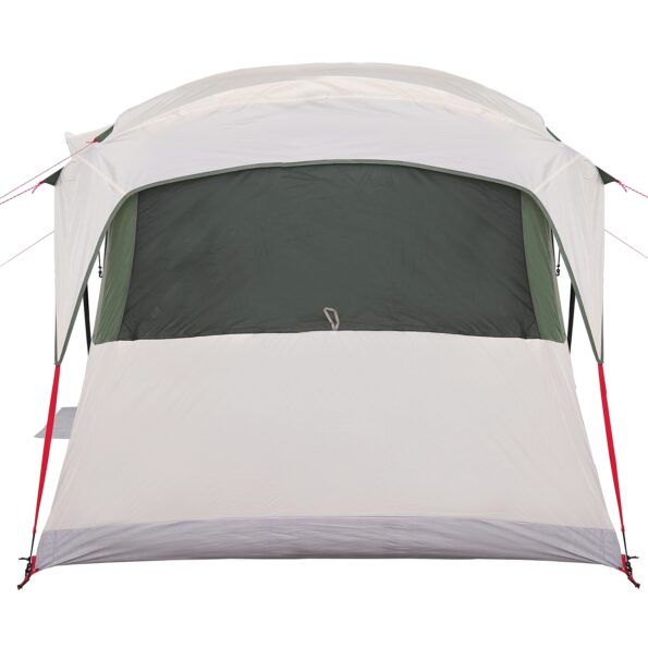 vidaXL Rodinný stan s oknami Dóm Zelený pre 10 osôb Vodotesný – Obrázok 6