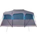 vidaXL Rodinný stan s oknami kupolou modrý vodotesný pre 10 osôb – Obrázok 7