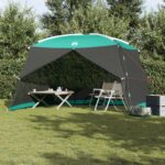 vidaXL Stan s moskytiérou so strechou Morská zelená 380 x 380 x 225 cm