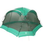 vidaXL Camping Mosquito Net with Doors Zelená pre 4 osoby Vodotesný – Obrázok 2