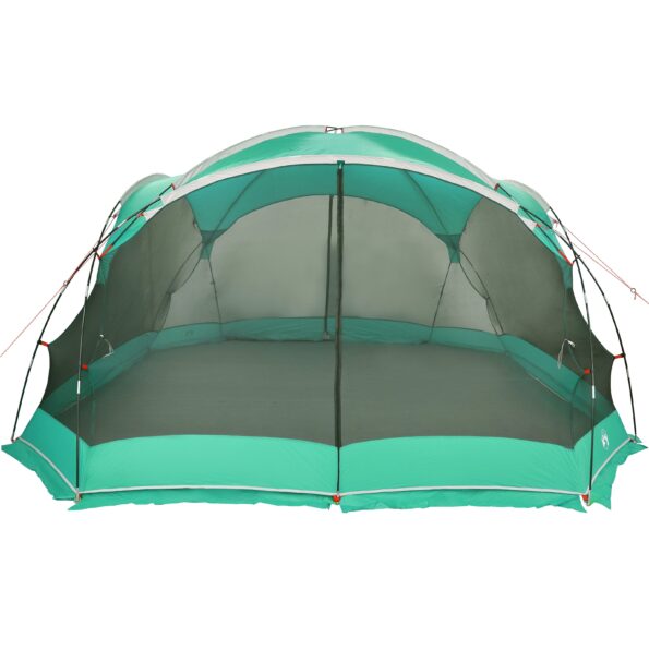 vidaXL Camping Mosquito Net with Doors Zelená pre 4 osoby Vodotesný – Obrázok 5