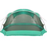 vidaXL Camping Mosquito Net with Doors Zelená pre 4 osoby Vodotesný – Obrázok 7