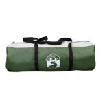 vidaXL Rodinný stan Zelená a biela 620 x 322 x 240 cm Polyester – Obrázok 13
