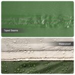 vidaXL Rodinný stan Zelená a biela 620 x 322 x 240 cm Polyester – Obrázok 8