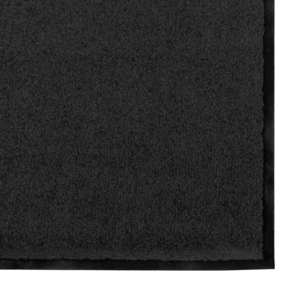 4100717_3.jpg vidaXL Prateľná rohožka čierna 120x250 cm – Obrázok 3