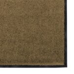vidaXL Rohož Iný Hnedá a čierna 120 x 300 cm Polyamid a PVC – Obrázok 3