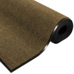 vidaXL Rohož Iný Hnedá a čierna 120 x 300 cm Polyamid a PVC – Obrázok 4