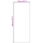 vidaXL Rohož Iný Hnedá a čierna 120 x 300 cm Polyamid a PVC – Obrázok 5