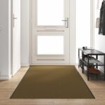 vidaXL Rohožka, čo sa dá prať, hnedá 120x350 cm