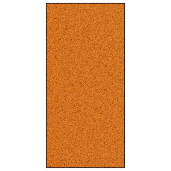 vidaXL Rohož Iný Oranžová a Čierna 120 x 250 cm Polyamid a PVC – Obrázok 2