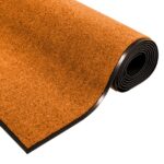 vidaXL Rohož Iný Oranžová a Čierna 120 x 250 cm Polyamid a PVC – Obrázok 4