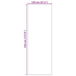 vidaXL Prateľná rohožka oranžová 120x350 cm – Obrázok 5