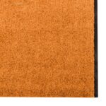 vidaXL Rohož Iný Oranžová a Čierna 120 x 400 cm Polyamid a PVC – Obrázok 3