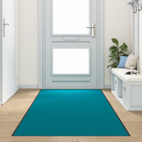4100751_1.jpg vidaXL Rohožka, ktorú môžeš prať, Cyan, 120x350 cm – Obrázok 1