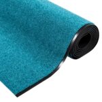 vidaXL Rohož Iný Cyan a Čierna 120 x 400 cm Polyamid a PVC – Obrázok 4