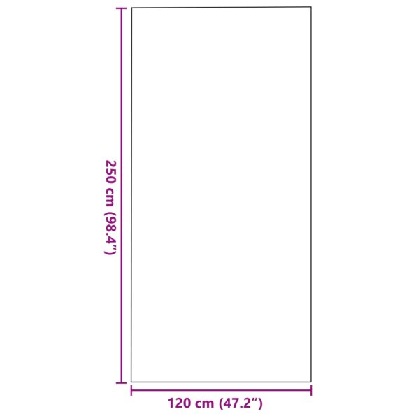 vidaXL Béžová Rohožka Obdĺžniková 120x250 cm – Obrázok 5