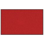 vidaXL Červená obdĺžniková rohožka 90x150 cm – Obrázok 2